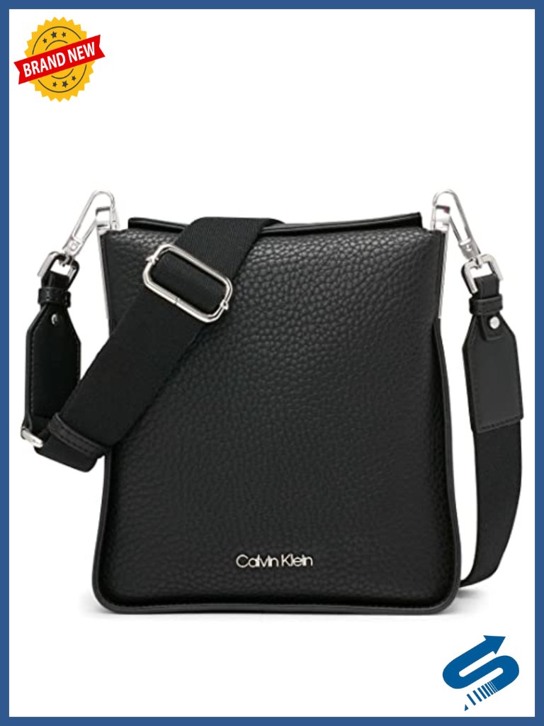 Vegan Leather Small Crossbody Sling Bag With Multiple Pockets